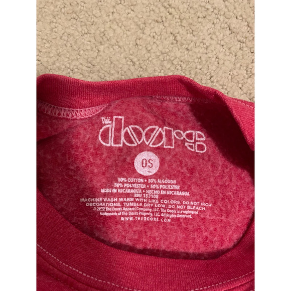 NWOT Urban Outfitters The Doors Blush Oversized Sweatshirt - Picture 4 of 4